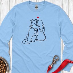 Border Collie Girl Long Sleeve Shirt Gift For Dog Lover