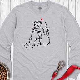Border Collie Girl Long Sleeve Shirt Gift For Dog Lover