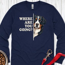 Bernese Mountain Dog Alert Long Sleeve Shirt Gift For Dog Lover