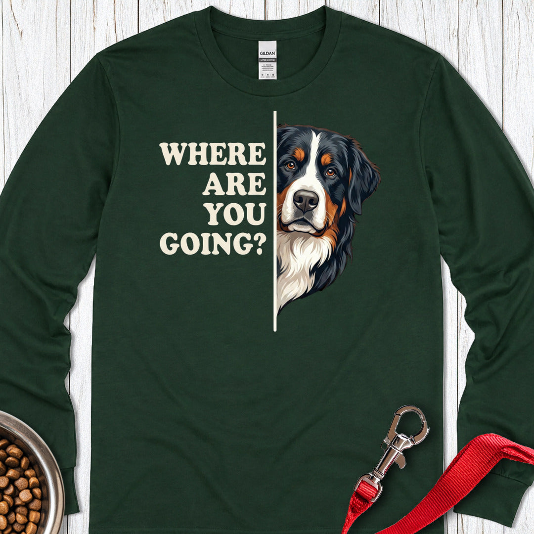 Bernese Mountain Dog Alert Long Sleeve Shirt Gift For Dog Lover