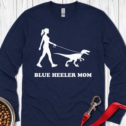 Blue Heeler Mom Long Sleeve Shirt Gift For Mom
