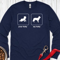 Border Collie Baby Long Sleeve Shirt Gift For Dog Lover