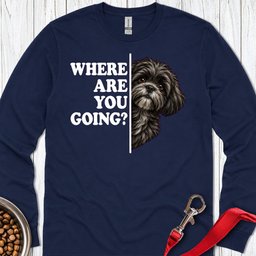 Black Shih Tzu Alert Long Sleeve Shirt Gift For Dog Lover