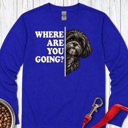 Black Shih Tzu Alert Long Sleeve Shirt Gift For Dog Lover