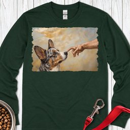 Cardigan Welsh Corgi Blue Merle Creation Long Sleeve Shirt Gift For Dog Lover