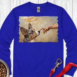 Cardigan Welsh Corgi Blue Merle Creation Long Sleeve Shirt Gift For Dog Lover