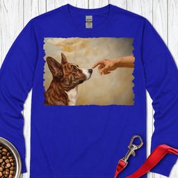Cardigan Welsh Corgi Red Brindle Creation Long Sleeve Shirt Gift For Dog Lover