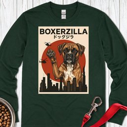 Boxerzilla Long Sleeve Shirt Gift For Dog Lover