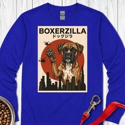 Boxerzilla Long Sleeve Shirt Gift For Dog Lover