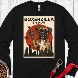 Boxerzilla Long Sleeve Shirt Gift For Dog Lover