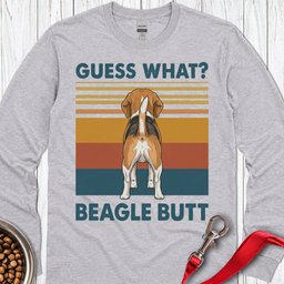 Beagle Butt Long Sleeve Shirt Gift For Dog Lover