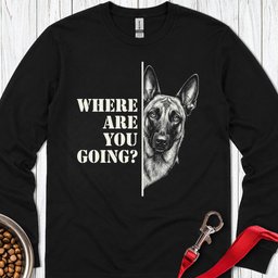 Belgian Mallinois Following Long Sleeve Shirt Gift For Dog Lover