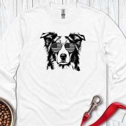 Border Collie USA Long Sleeve Shirt Gift For Dog Lover