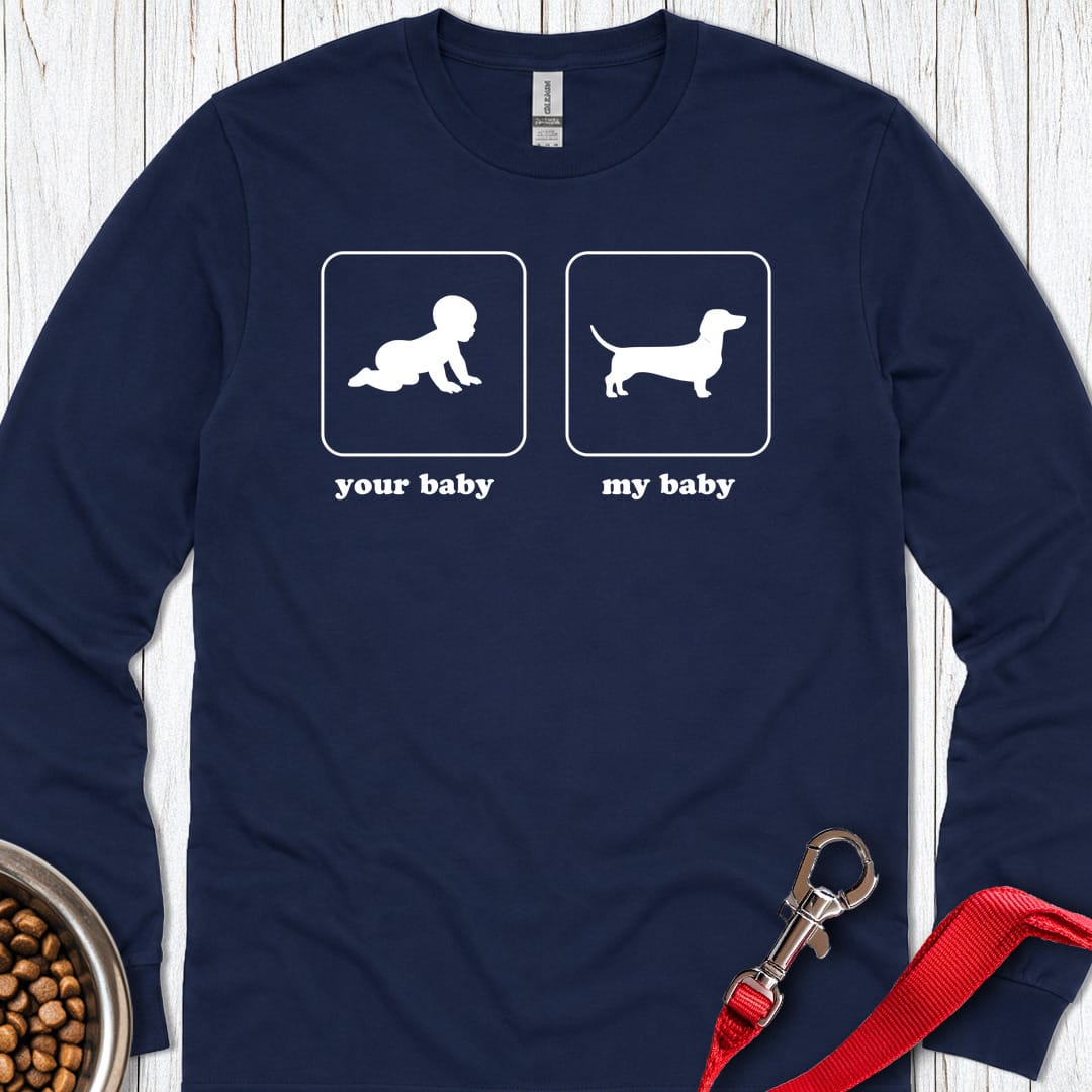 Dachshund Baby Long Sleeve Shirt Gift For Dog Lover