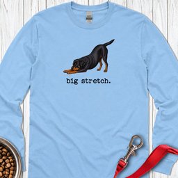 Big Stretch Fox Rottweiler Long Sleeve Shirt Gift For Dog Lover