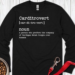Carditrovert Cardigan Welsh Corgi Long Sleeve Shirt Gift For Dog Lover