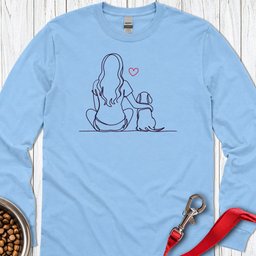 Dachshund Hug Long Sleeve Shirt Gift For Dog Lover