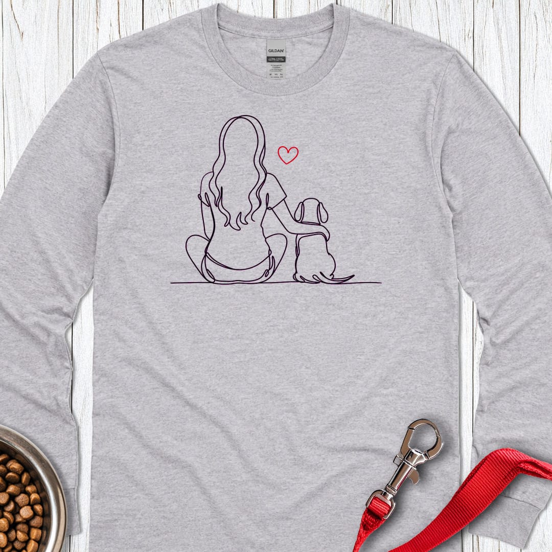 Dachshund Hug Long Sleeve Shirt Gift For Dog Lover