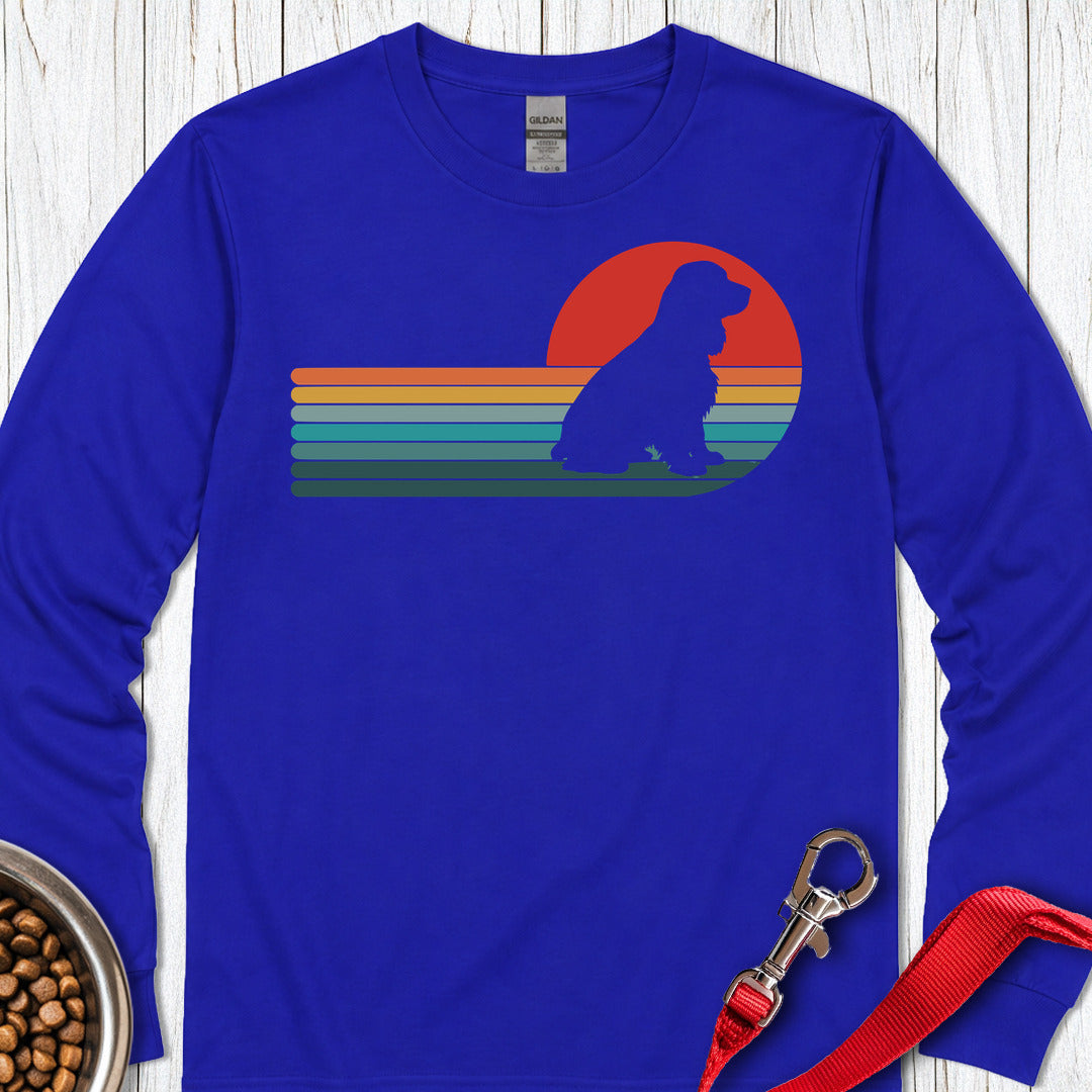 Cocker Spaniel Retro Long Sleeve Shirt Gift For Dog Lover