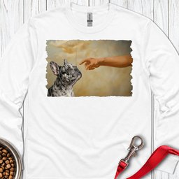 God Creates Merle Frenchie Long Sleeve Shirt Gift For Dog Lover