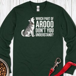 Husky Howling Long Sleeve Shirt Gift For Dog Lover