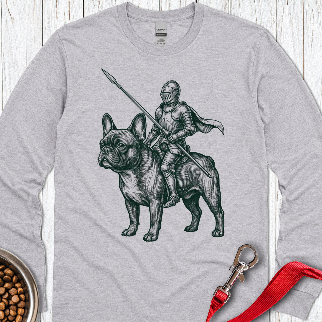 French Bulldog Knight Long Sleeve Shirt Gift For Dog Lover
