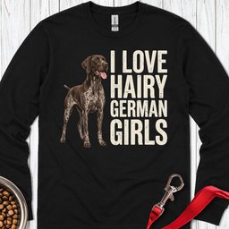 Hairy German Shorthaired Pointer Long Sleeve Shirt Gift For Dog Lover