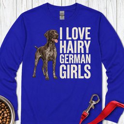 Hairy German Shorthaired Pointer Long Sleeve Shirt Gift For Dog Lover