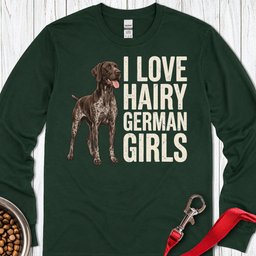 Hairy German Shorthaired Pointer Long Sleeve Shirt Gift For Dog Lover