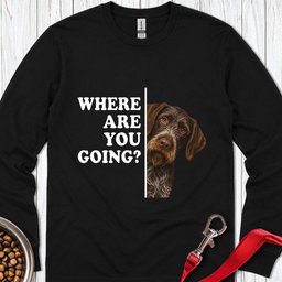 German Wirehaired Pointer Alert Long Sleeve Shirt Gift For Dog Lover