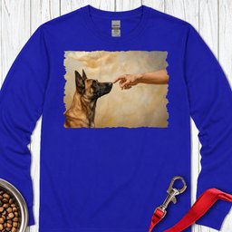 God Creates Belgian Malinois Long Sleeve Shirt Gift For Dog Lover