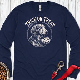 Dachshund Trick Or Treat Halloween Long Sleeve Shirt Gift For Dog Lover