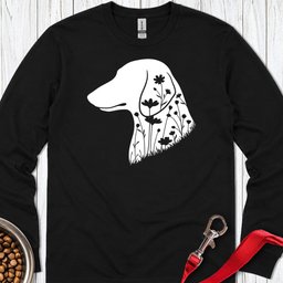 Dachshund Flowers Long Sleeve Shirt Gift For Dog Lover