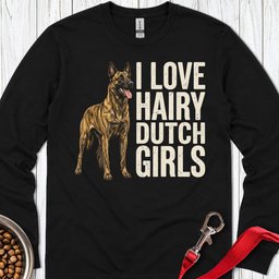 Hairy Dutch Shepherd Long Sleeve Shirt Gift For Dog Lover