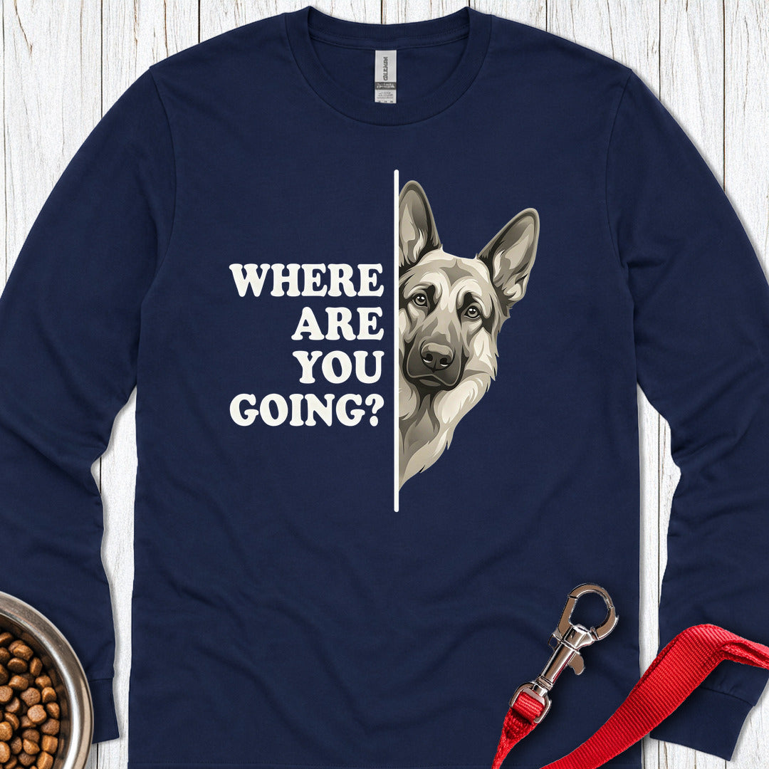 German Shepherd Alert Long Sleeve Shirt Gift For Dog Lover