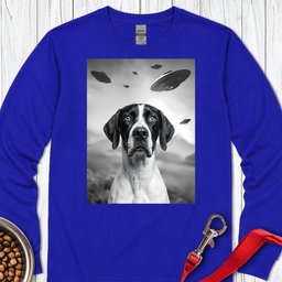 English Pointer Ufo Long Sleeve Shirt Gift For Dog Lover
