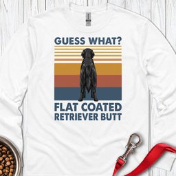 Flat Coated Retriever Butt Long Sleeve Shirt Gift For Dog Lover