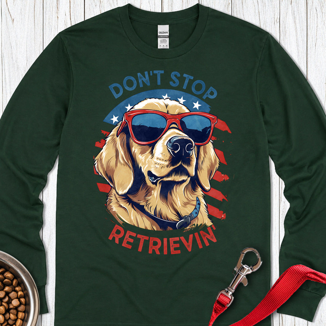 Funny Golden Retriever Long Sleeve Shirt Gift For Dog Lover