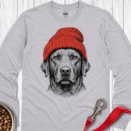 Chesapeake Bay Retriever Beanie Long Sleeve Shirt Gift For Dog Lover