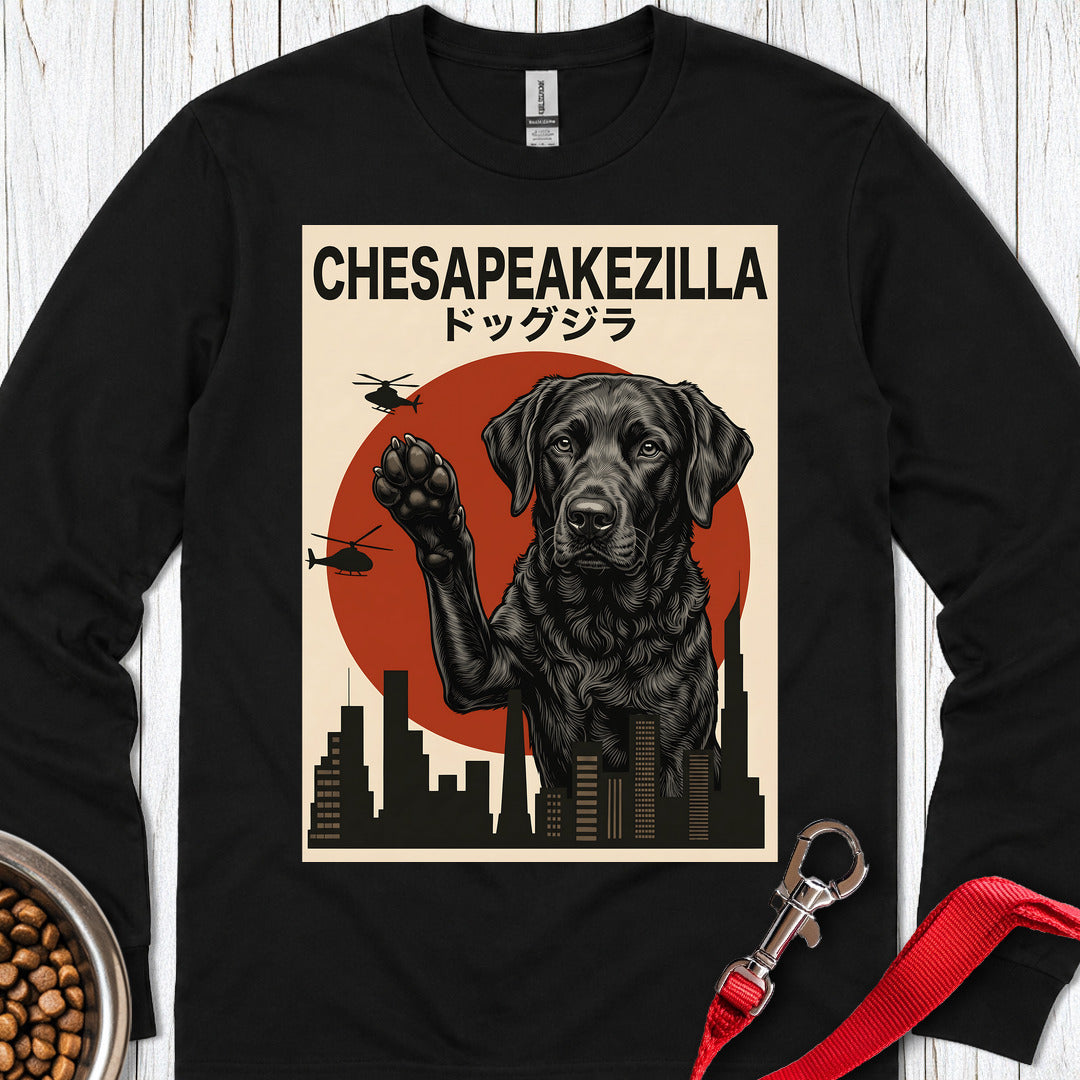 Chesapeake Bay Retriever Chesapeakezilla Long Sleeve Shirt Gift For Dog Lover