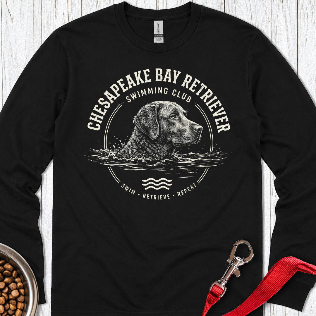 Chesapeake Bay Retriever Long Sleeve Shirt Gift For Dog Lover