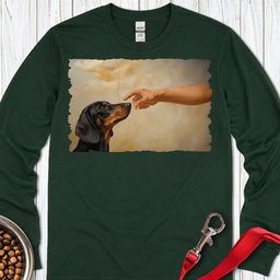 Dachshund Creation Black And Tan Long Sleeve Shirt Gift For Dog Lover