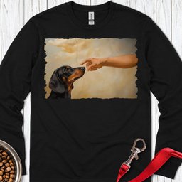 Dachshund Creation Black And Tan Long Sleeve Shirt Gift For Dog Lover