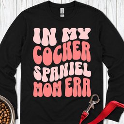 Cocker Spaniel Mom Era Long Sleeve Shirt Gift For Mom