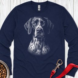 English Pointer Engraved Long Sleeve Shirt Gift For Dog Lover
