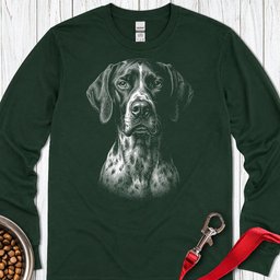 English Pointer Engraved Long Sleeve Shirt Gift For Dog Lover