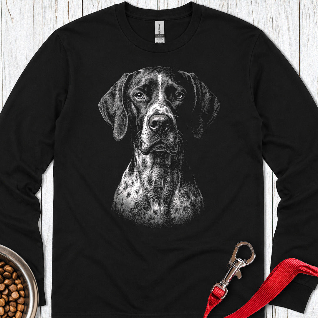 English Pointer Engraved Long Sleeve Shirt Gift For Dog Lover