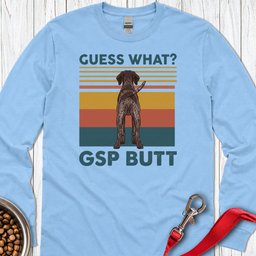 German Shorthaired Pointer Butt Long Sleeve Shirt Gift For Dog Lover