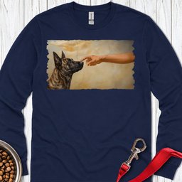God Creates Dutch Shepherd Long Sleeve Shirt Gift For Dog Lover