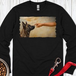 God Creates Dutch Shepherd Long Sleeve Shirt Gift For Dog Lover